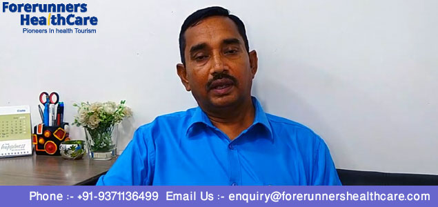 Dl. Arun Kumar Singh, pacient cu transplant hepatic